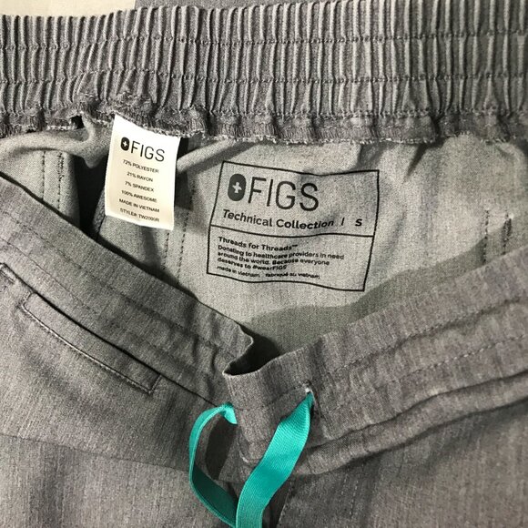 Figs Graphite Scrub Set Technical Collection Nala Top Livingston Bottom - Picture 11 of 12
